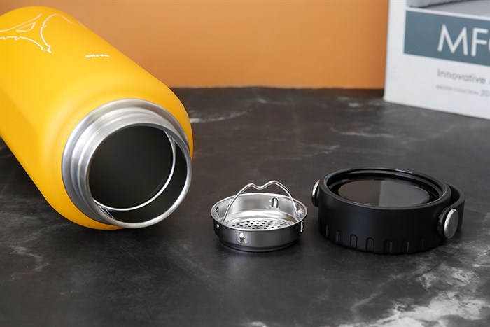 Bình giữ nhiệt inox 897 ml Lock&Lock LHC4160YEL Màu Vàng