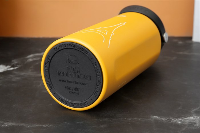 Bình giữ nhiệt inox 897 ml Lock&Lock LHC4160YEL Màu Vàng