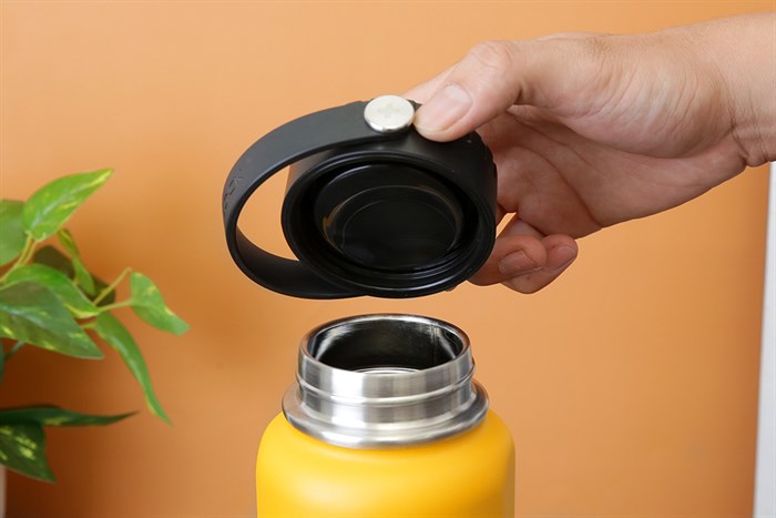 Bình giữ nhiệt inox 897 ml Lock&Lock LHC4160YEL Màu Vàng