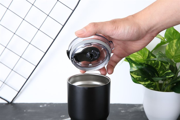 Ly giữ nhiệt inox 350 ml Lock&Lock LHC4179BLK Màu Đen