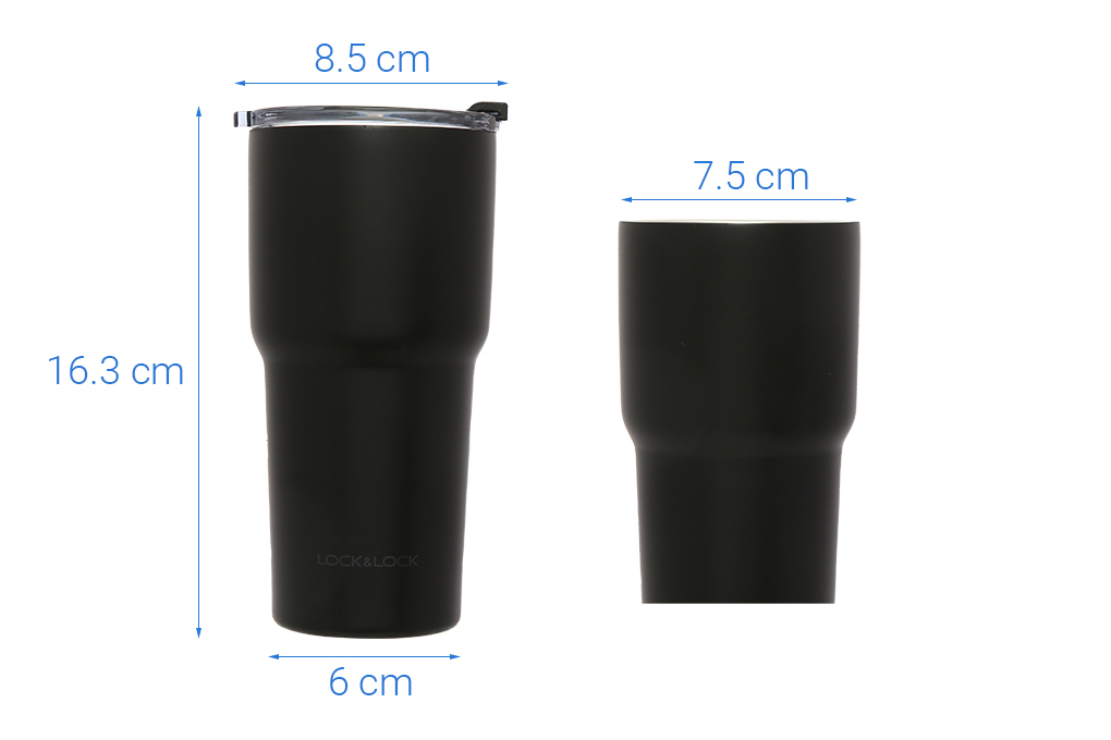 Ly giữ nhiệt inox 350 ml Lock&Lock LHC4179BLK Màu Đen