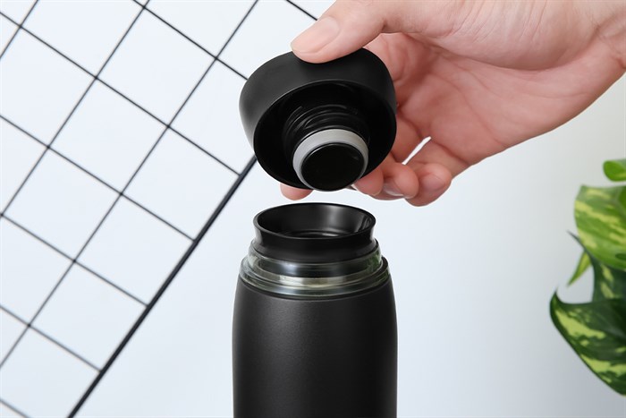 Bình giữ nhiệt inox 460 ml Lock&Lock LHC4244BLK Màu Đen