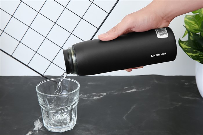Bình giữ nhiệt inox 460 ml Lock&Lock LHC4244BLK Màu Đen