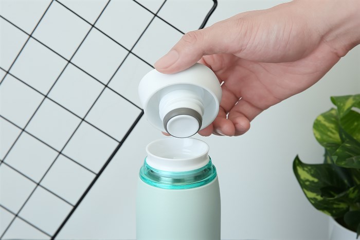 Bình giữ nhiệt inox 460 ml Lock&Lock LHC4244MIT Màu Xanh Bạc Hà