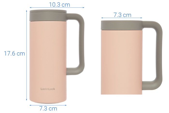Ly giữ nhiệt inox 473 ml Lock&Lock LHC4247PIK Màu Hồng
