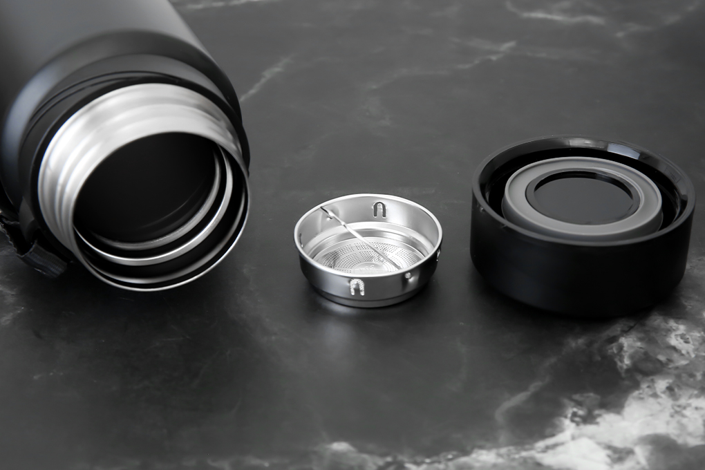 Bình giữ nhiệt inox 800 ml Lock&Lock LHC6180BLK Màu Đen