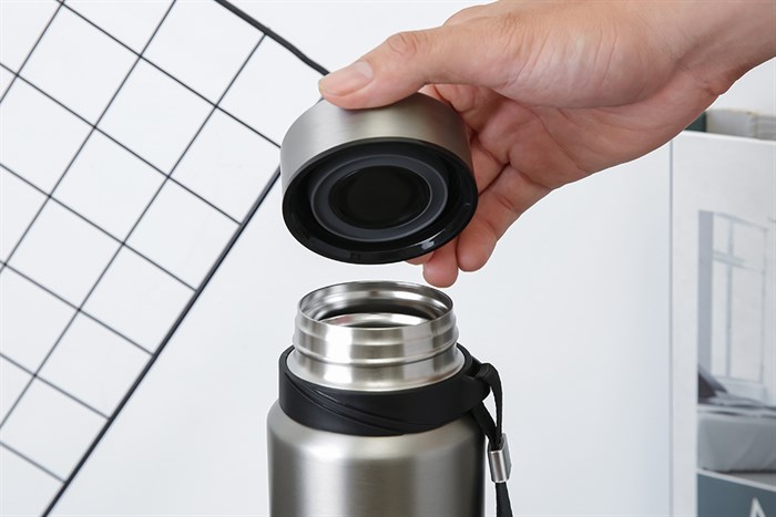 Bình giữ nhiệt inox 800 ml Lock&Lock LHC6180SLV Màu Bạc