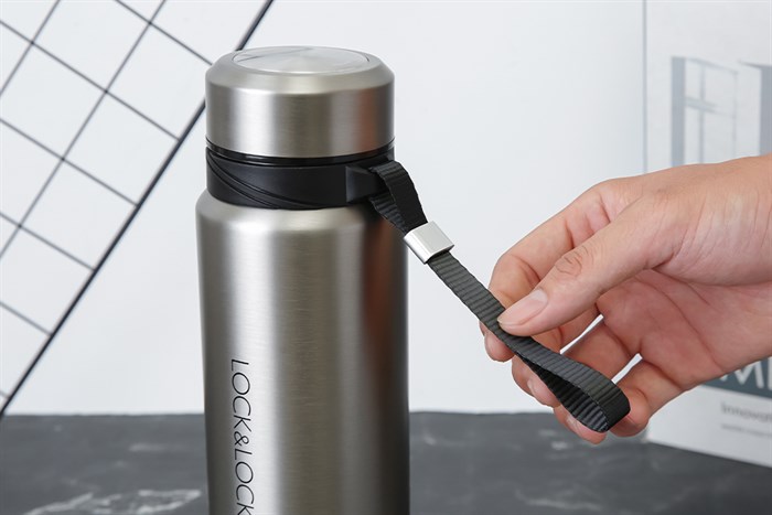 Bình giữ nhiệt inox 800 ml Lock&Lock LHC6180SLV Màu Bạc