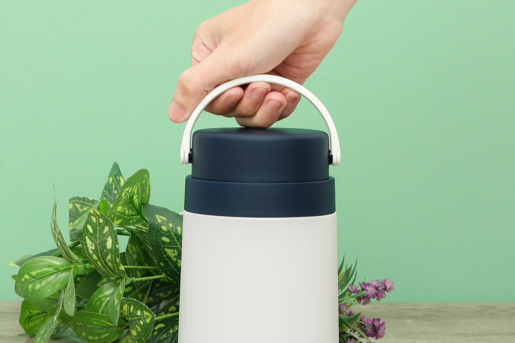 Bình đựng thức ăn giữ nhiệt inox 700 ml Lock&Lock LHC8042NVY Màu Xanh Navy