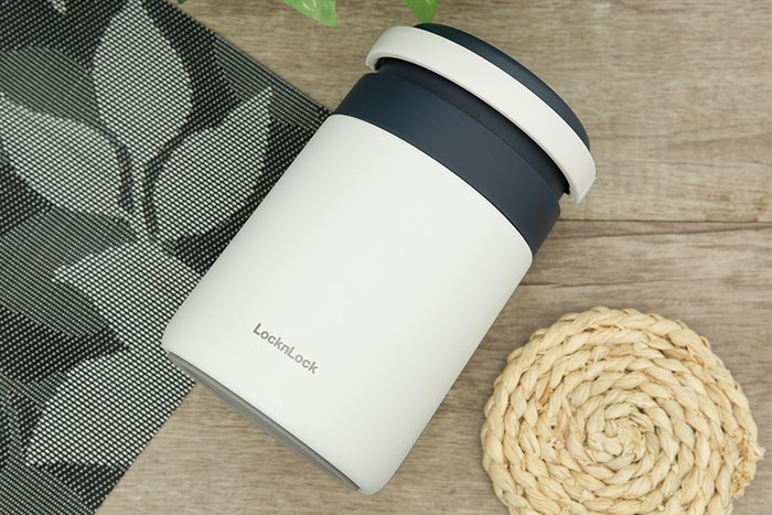 Bình đựng thức ăn giữ nhiệt inox 700 ml Lock&Lock LHC8042NVY Màu Xanh Navy