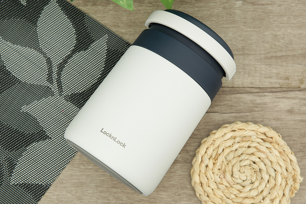Bình đựng thức ăn giữ nhiệt inox 700 ml Lock&Lock LHC8042NVY Màu Xanh Navy
