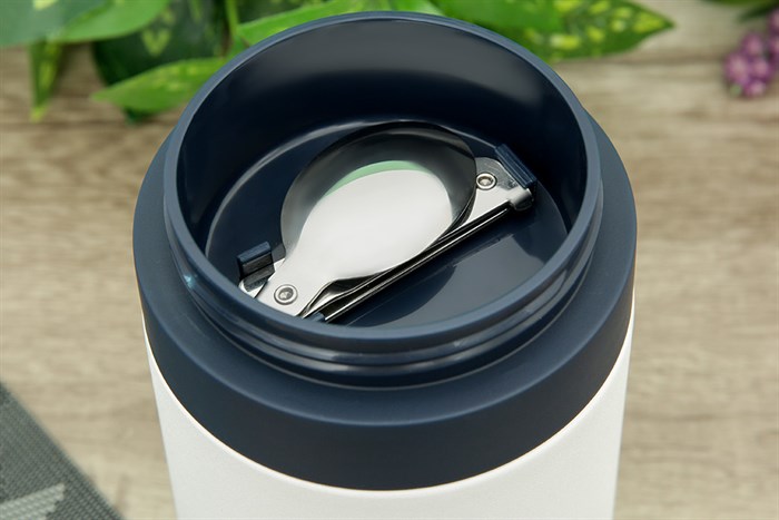 Bình đựng thức ăn giữ nhiệt inox 700 ml Lock&Lock LHC8042NVY Màu Xanh Navy