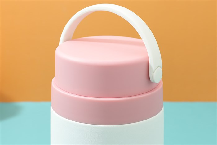 Bình đựng thức ăn giữ nhiệt inox 700 ml Lock&Lock LHC8042PIK Màu Hồng