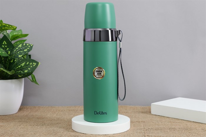 Bình giữ nhiệt inox 500 ml Delites Z53A Màu Xanh lá