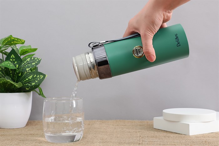 Bình giữ nhiệt inox 500 ml Delites Z53A Màu Xanh lá