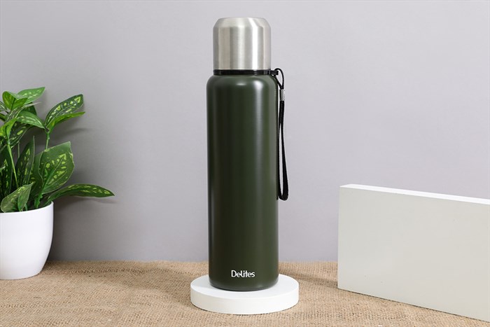 Bình giữ nhiệt inox 800 ml Delites Z85 Màu Xanh bộ đội