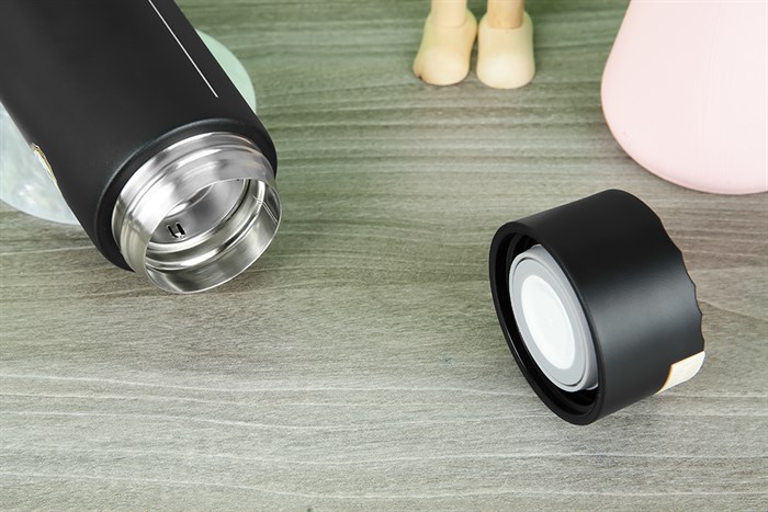 Bình giữ nhiệt inox 350 ml Delites K350B200 Màu Đen