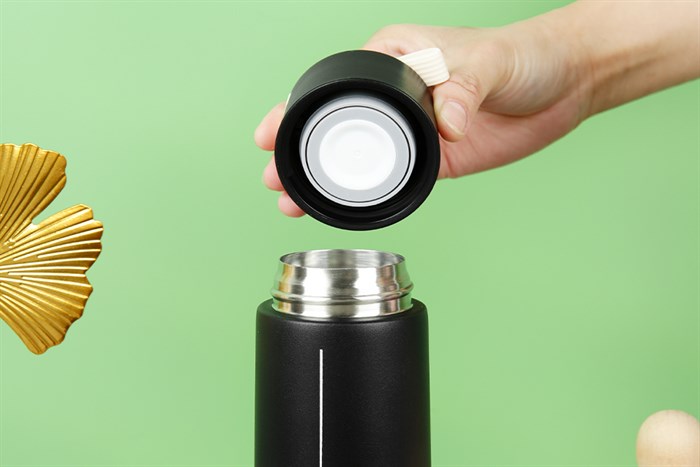 Bình giữ nhiệt inox 350 ml Delites K350B200 Màu Đen