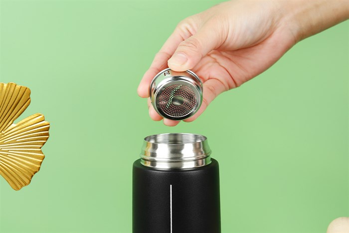 Bình giữ nhiệt inox 350 ml Delites K350B200 Màu Đen