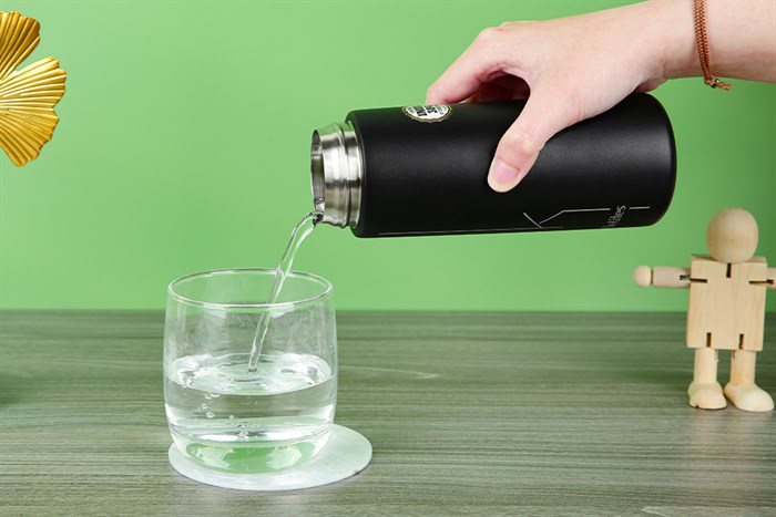 Bình giữ nhiệt inox 350 ml Delites K350B200 Màu Đen