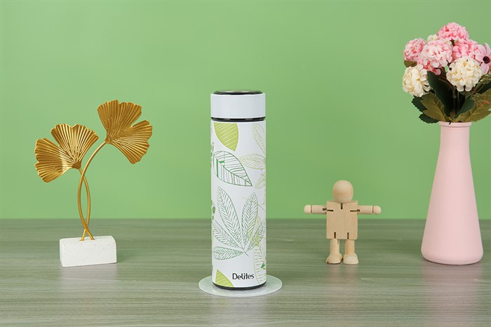 Bình giữ nhiệt inox 450 ml Delites K450B37 Màu Xanh lá
