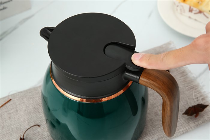 Bình giữ nhiệt inox 1000 ml Delites TH2321 Màu Xanh lá