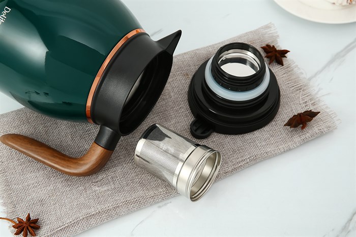 Bình giữ nhiệt inox 1000 ml Delites TH2321 Màu Xanh lá