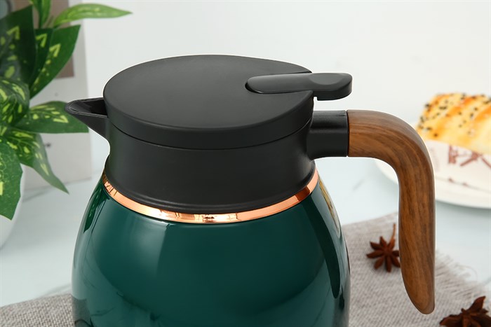 Bình giữ nhiệt inox 1000 ml Delites TH2321 Màu Xanh lá