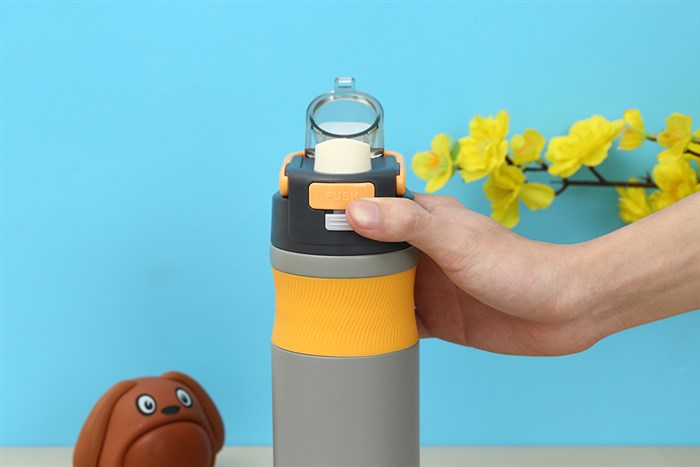 Bình giữ nhiệt inox 580 ml Delites TH2339 Xám Màu Xám