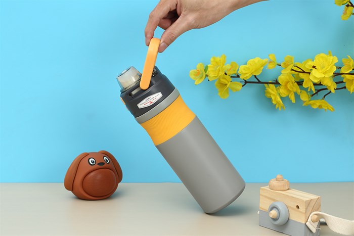 Bình giữ nhiệt inox 580 ml Delites TH2339 Xám Màu Xám