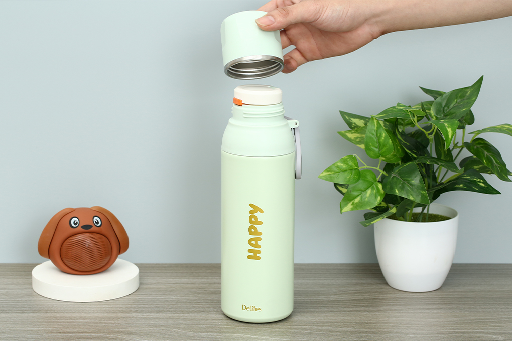 Bình giữ nhiệt inox 700 ml Delites TH2351 Xanh lá - 10