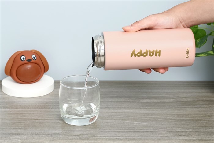 Bình giữ nhiệt inox 700 ml Delites TH2351 Hồng Màu Hồng