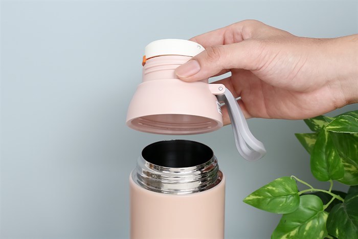 Bình giữ nhiệt inox 700 ml Delites TH2351 Hồng Màu Hồng