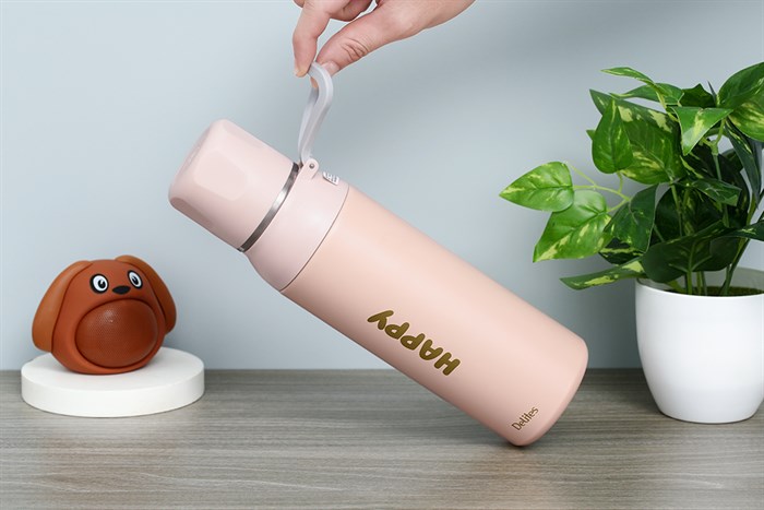 Bình giữ nhiệt inox 700 ml Delites TH2351 Hồng Màu Hồng