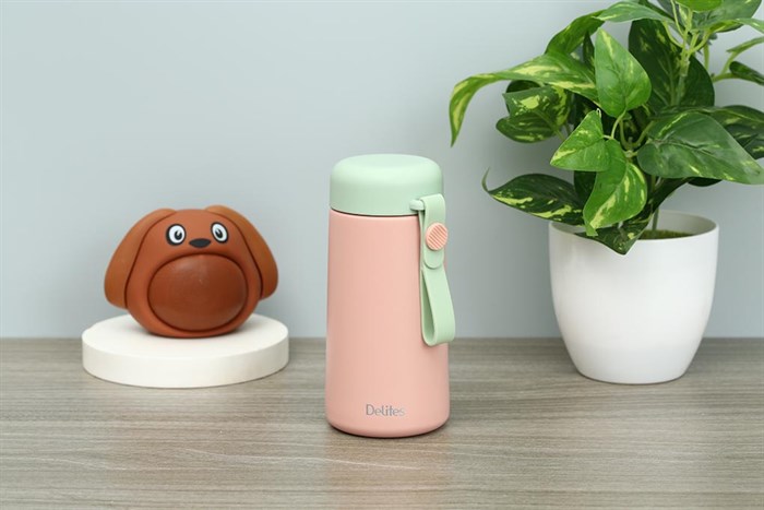 Bình giữ nhiệt inox 270 ml Delites TH8554 Màu Hồng