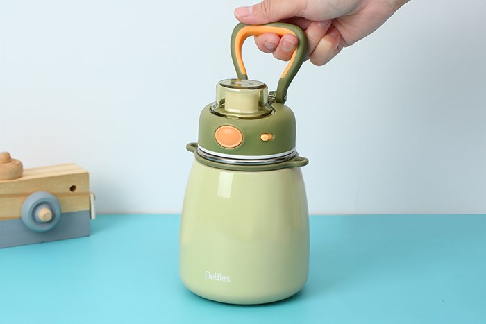 Bình giữ nhiệt inox 600 ml Delites XB-22152 Màu Xanh lá