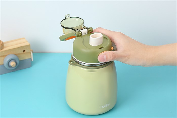 Bình giữ nhiệt inox 600 ml Delites XB-22152 Màu Xanh lá