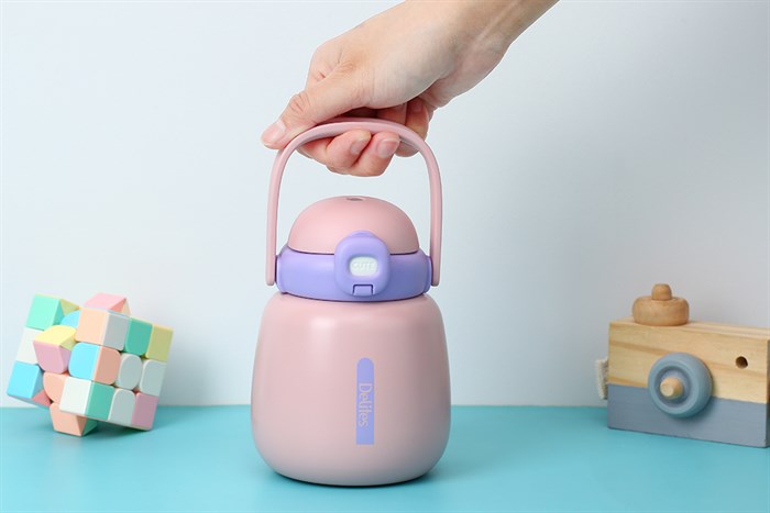 Bình giữ nhiệt inox 450 ml Delites XB-22108 Màu Hồng