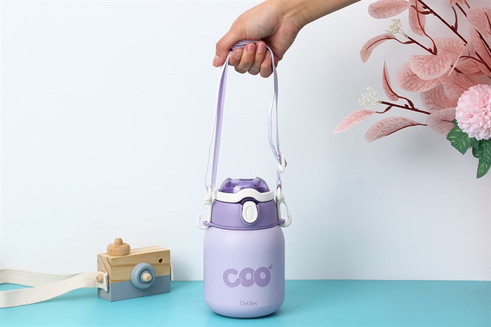 Bình giữ nhiệt inox 650 ml Delites XB-22153 Màu Tím