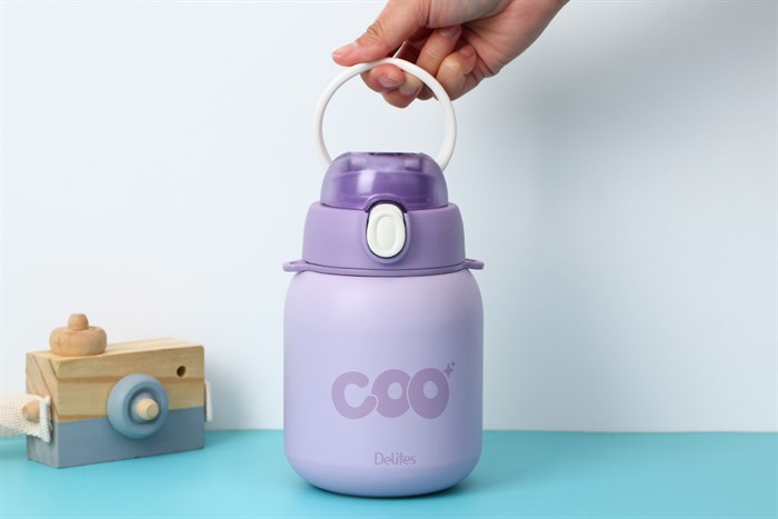 Bình giữ nhiệt inox 650 ml Delites XB-22153 Màu Tím