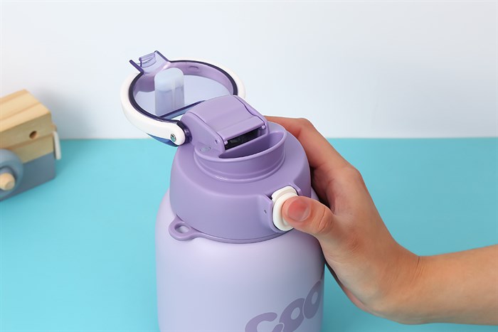 Bình giữ nhiệt inox 650 ml Delites XB-22153 Màu Tím