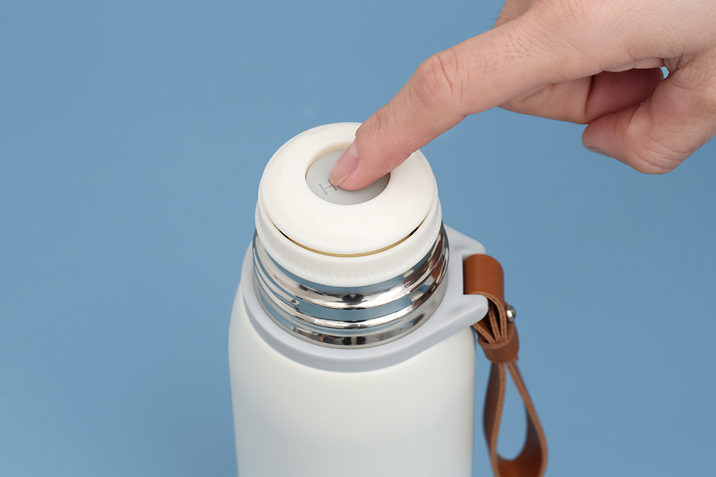 Bình giữ nhiệt Inox 500 ml Delites Z102 trắng Màu Trắng