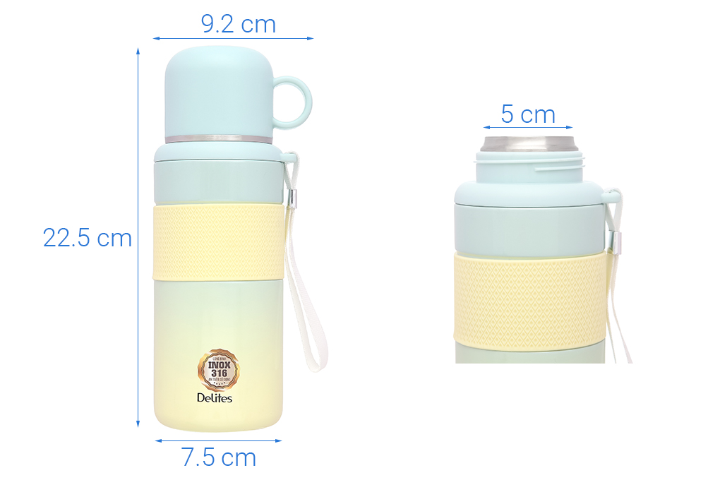 Bình giữ nhiệt Inox 550 ml Delites Z90 - 12