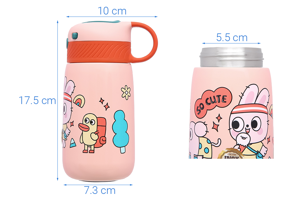 Bình giữ nhiệt Inox 480 ml Delites X22 Màu Hồng