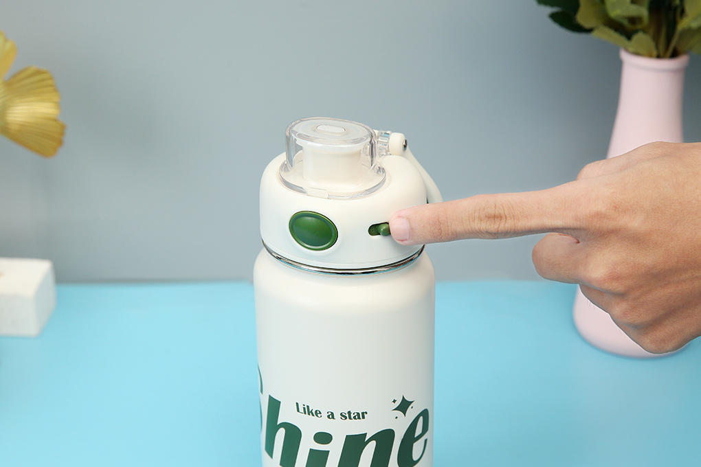 Bình giữ nhiệt Inox 500 ml Delites XB-23136 xanh lá Màu Xanh lá
