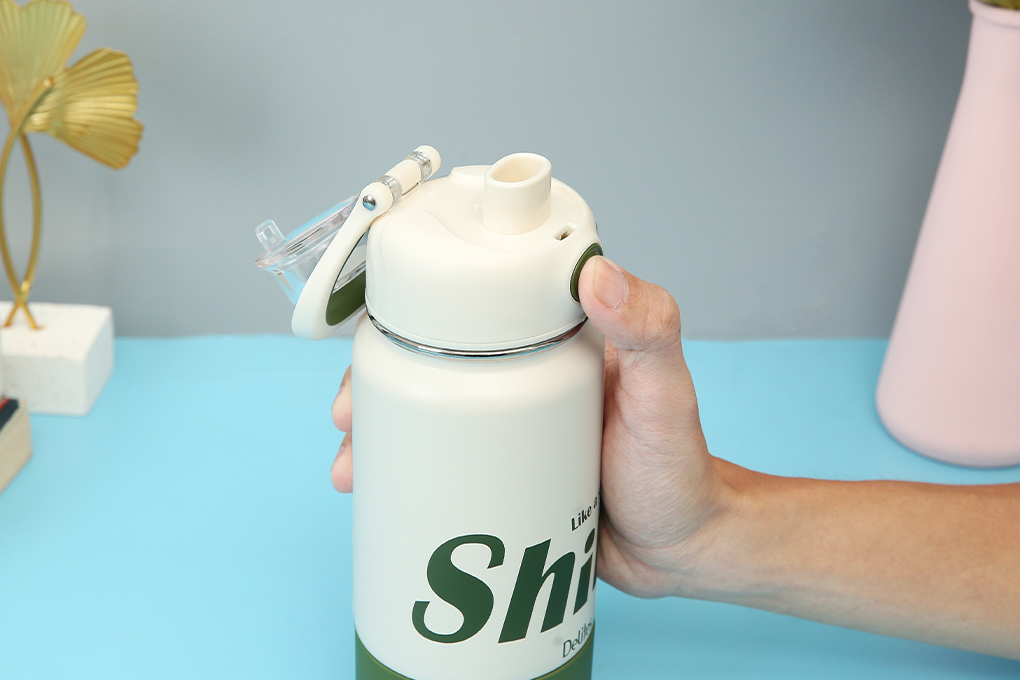 Bình giữ nhiệt Inox 500 ml Delites XB-23136 xanh lá Màu Xanh lá