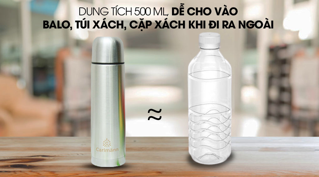 Bình giữ nhiệt inox 500 ml Carlmann