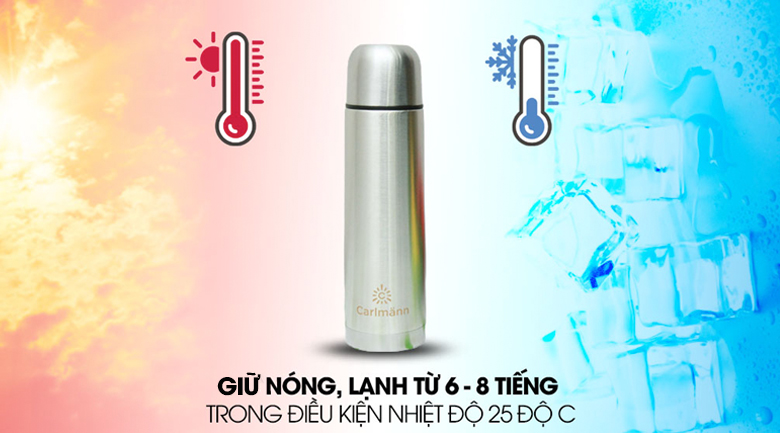 Bình giữ nhiệt inox 500 ml Carlmann