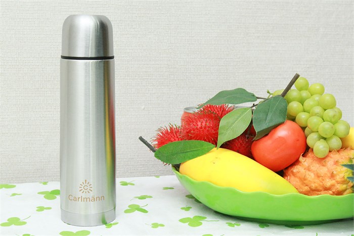 Bình giữ nhiệt inox 500 ml Carlmann Màu Inox