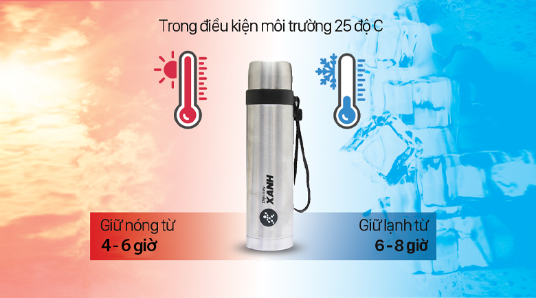 Bình giữ nhiệt inox 500 ml DMX-002